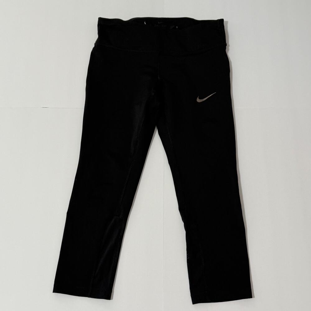 Nike Running Dri Fit Leggings, Black, Size M
